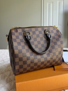 Louis Vuitton Damier Ebene Speedy Bandoulière 25